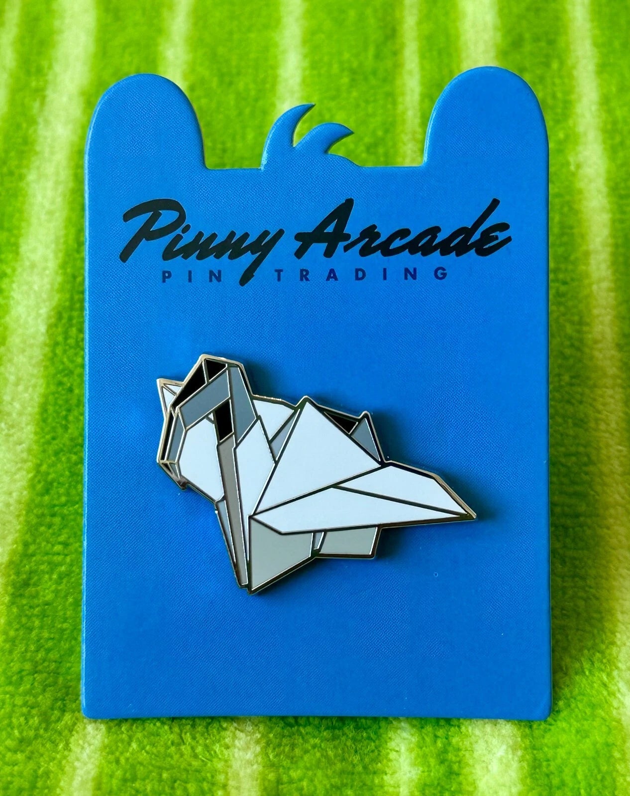Pinny Arcade PAX Aus 2024 Paper Chicken Pin Origami Crane Bin Ibis