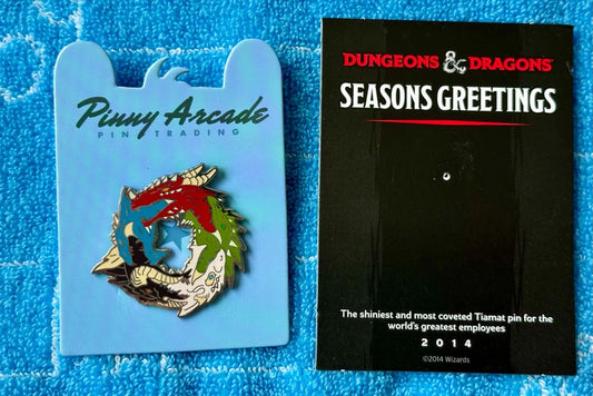 Pinny Arcade PAX Prime 2014 Tiamat Pin Dungeons & Dragons D&D WotC