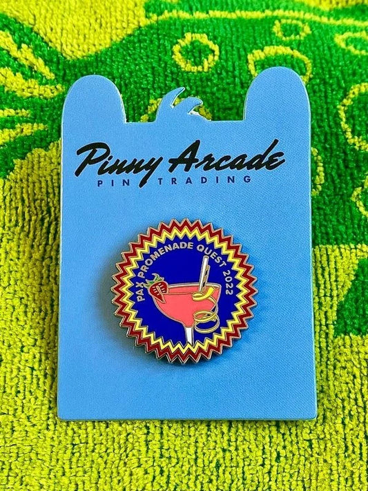 Pinny Arcade PAX Aus 2022 Promenade Quest Pin Margarita South Wharf Restaurants