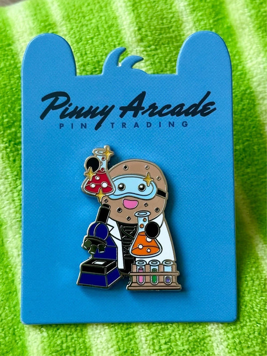 Pinny Arcade PAX Aus 2024 Cookie Brigade x Cure Cancer Pin Scientist Chip