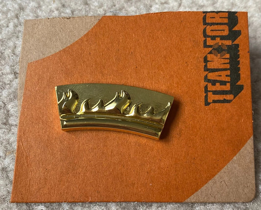 Pinny Arcade PAX 2019 Gold Fire Crown Staff Zodiac Chase Pin