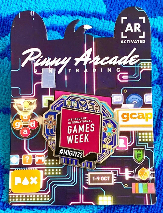 Pinny Arcade PAX Aus 2022 Melbourne International Games Week Pin