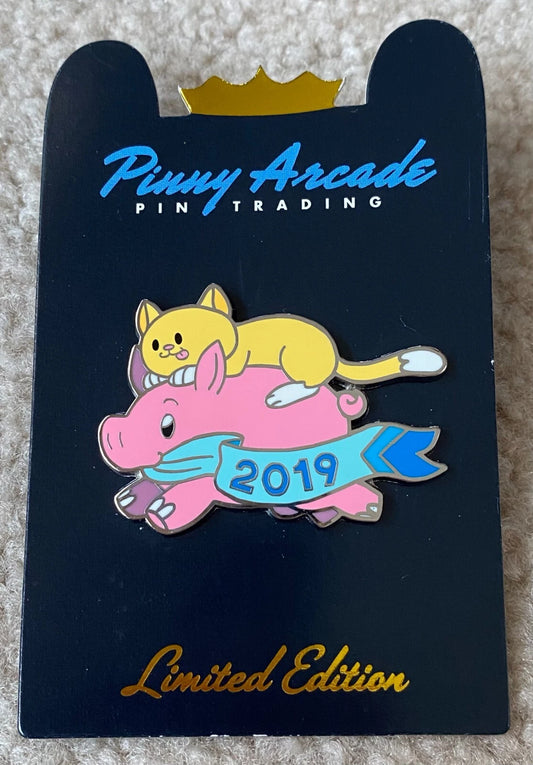 Pinny Arcade PAX 2019 New Year's Eve Day Kemper Pin LE Limited Edition Pig