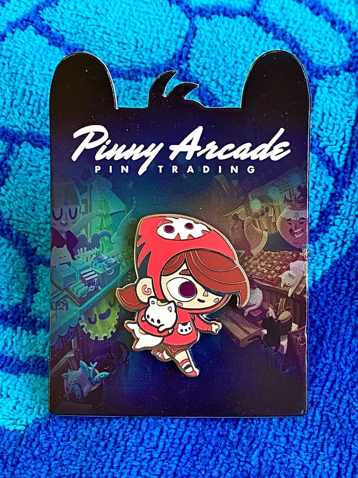 Pinny Arcade PAX East 2023 Mineko's Night Market Pin Humble Games Cat