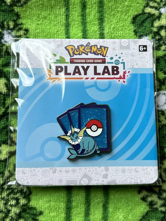 Official Pokemon TCG Play Lab Vaporeon Eevee Pin (Similar to PAX Pinny Arcade)