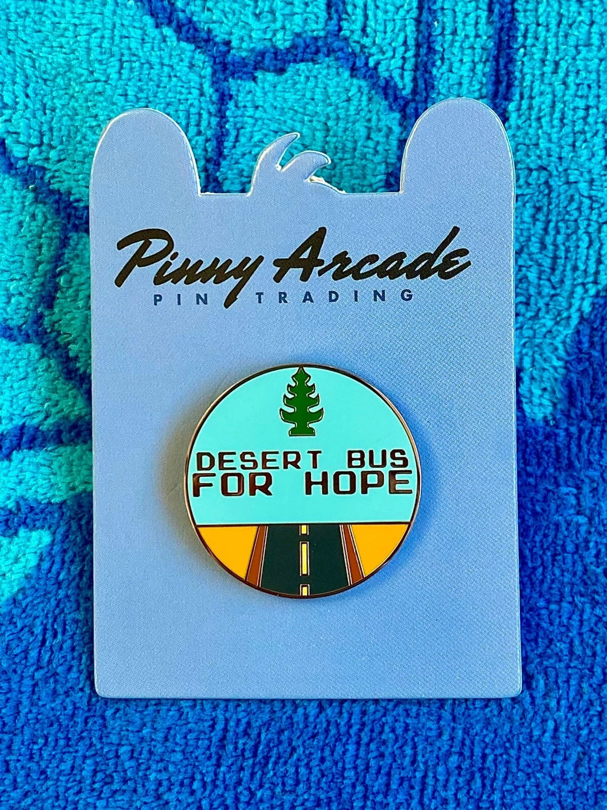 Pinny Arcade PAX 2016 Desert Bus for Hope Pin OG Original Design