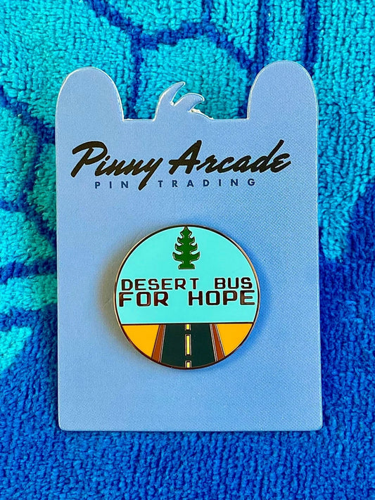 Pinny Arcade PAX 2016 Desert Bus for Hope Pin OG Original Design
