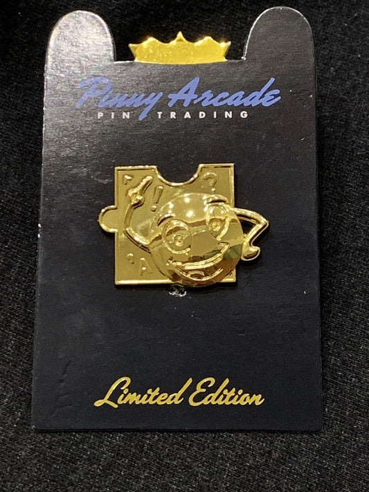 Pinny Arcade Gold Mr. Period Staff Pin Golden Punctuation PAX 2018 Puzzle Piece