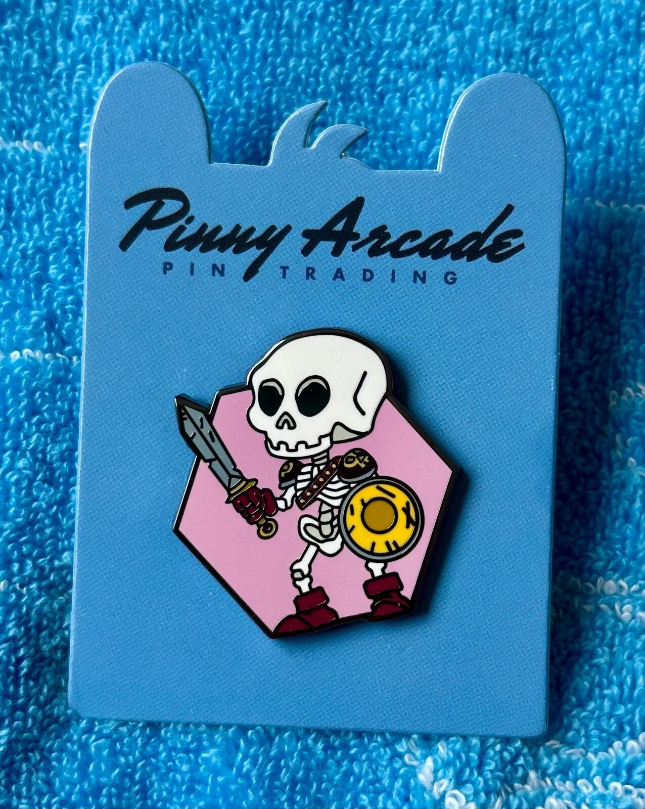 Pinny Arcade PAX Unplugged 2024 Skeleton Warrior Pin Tabletop Gaymers