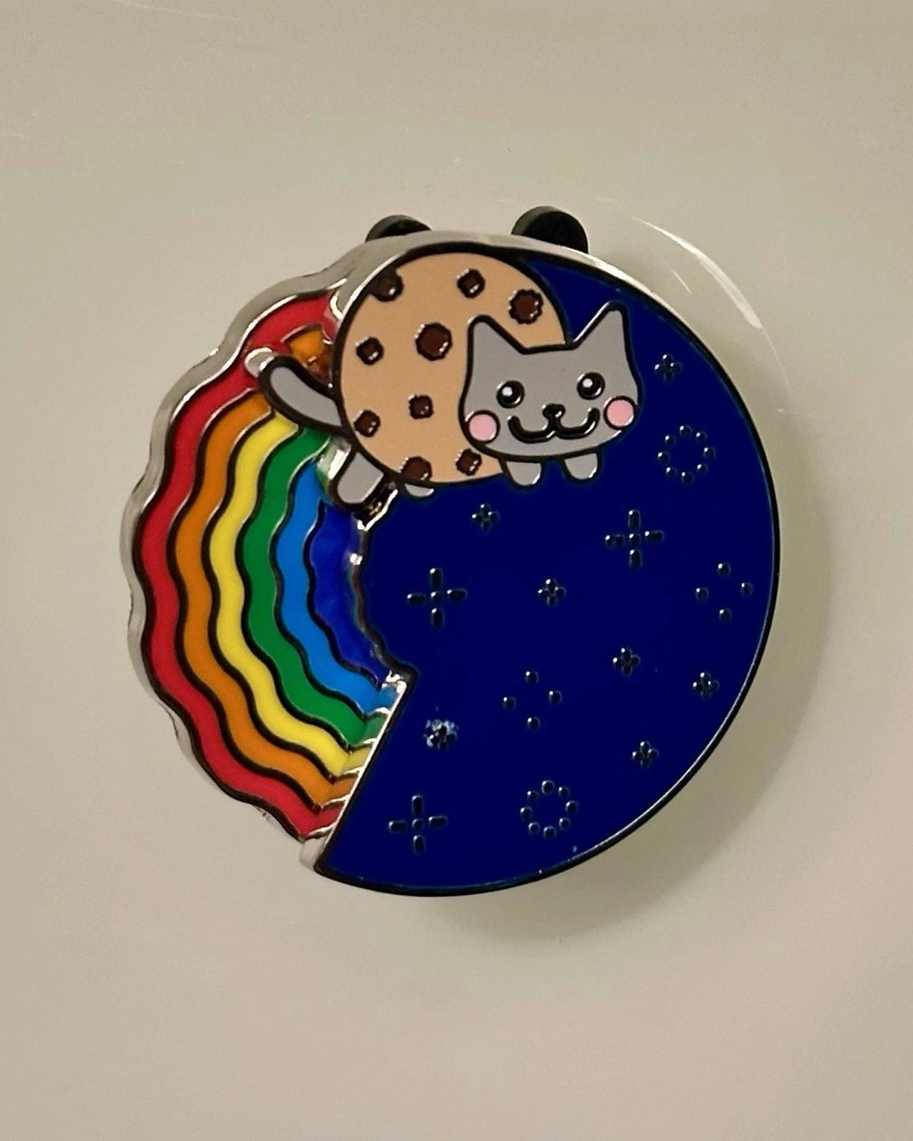 Pinny Arcade PAX East 2025 Nyan Cat Rainbow Spinner Pin Cookie Brigade Blind Bag