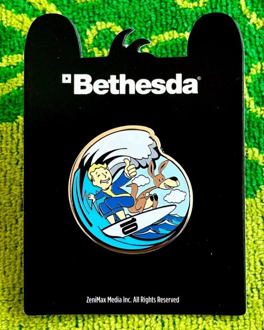 Pinny Arcade PAX Aus 2023 Vault Boy Bethesda 10th Anniversary Pin Fallout 4 76