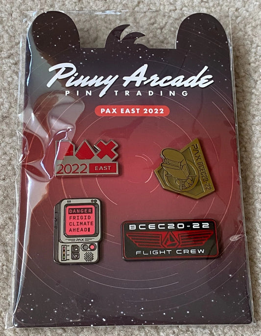Pinny Arcade PAX East 2022 Pin Show Set