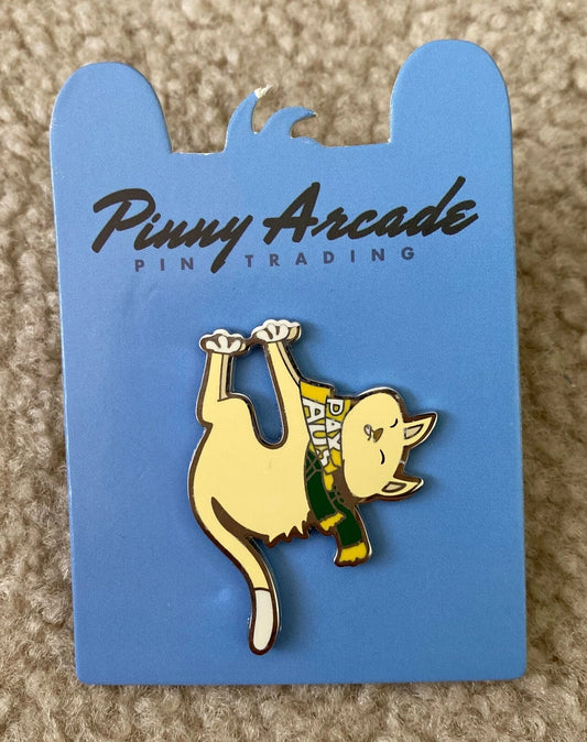 Pinny Arcade PAX Aus 2013 13 Kemper Pin Scarf Australia Upside Down Under Cat
