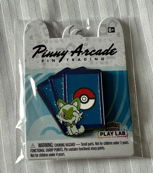 Pinny Arcade PAX East 2023 Pokemon Play Lab Sprigatito Pin TCG Card Game