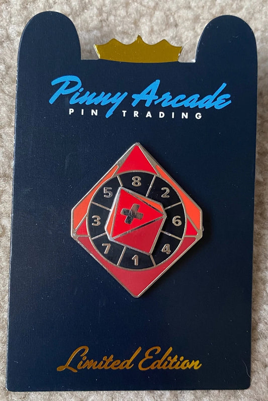 Pinny Arcade PAX East 2018 Limited Edition Pin LE Spinner D8 Die Dice