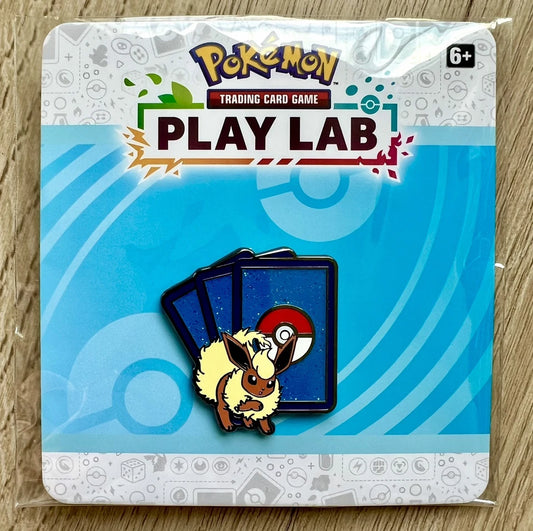 Pokémon TCG Play Lab Pin Flareon Eevee Eeveelution (Similar to PAX Pinny Arcade)