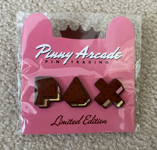 Pinny Arcade PAX Aus 2019 Limited Edition LE Pin Set Ice Cream Sandwich