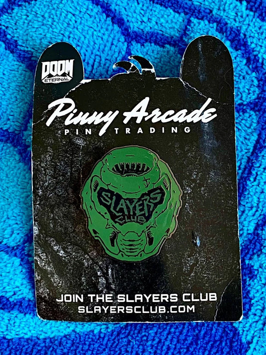 Pinny Arcade PAX Aus 2019 Doom Eternal Slayer’s Club Pin Bethesda Softworks