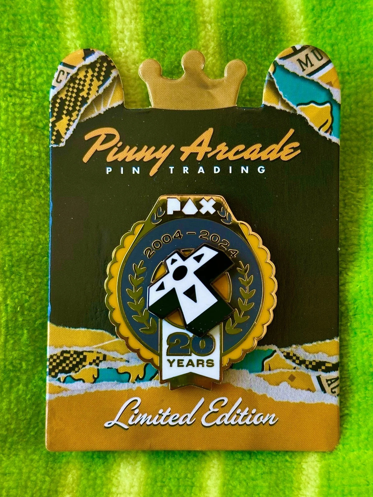 Pinny Arcade PAX Aus 2024 Limited Edition Pin LE 20th Anniversary 20 Years