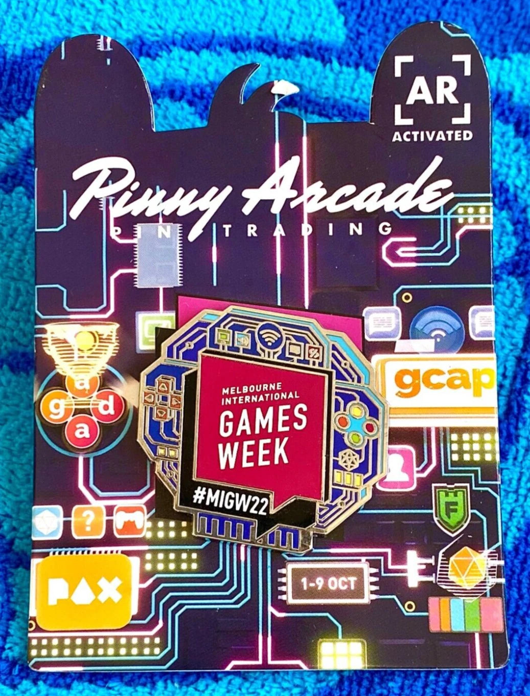 Pinny Arcade PAX Aus 2022 Melbourne International Games Week Pin