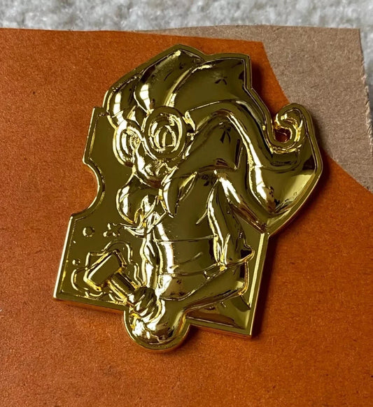 Pinny Arcade PAX 2018 Gold Grace Staff Pin Golden Puzzle Piece Nightlight