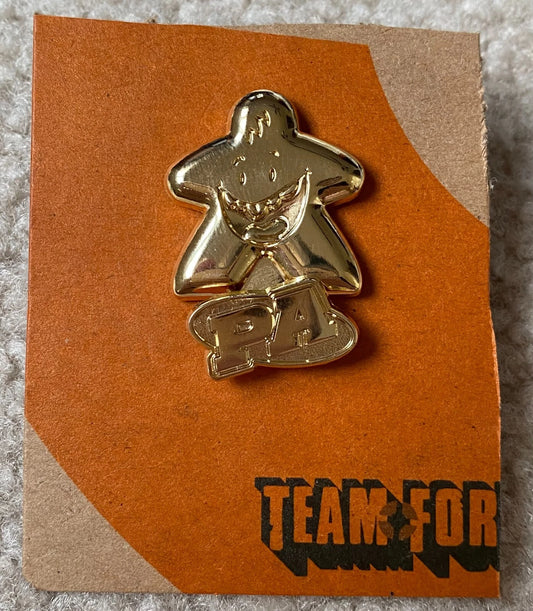 Pinny Arcade PAX 2020 Gold Merch Meeple Pin Golden Staff Chase