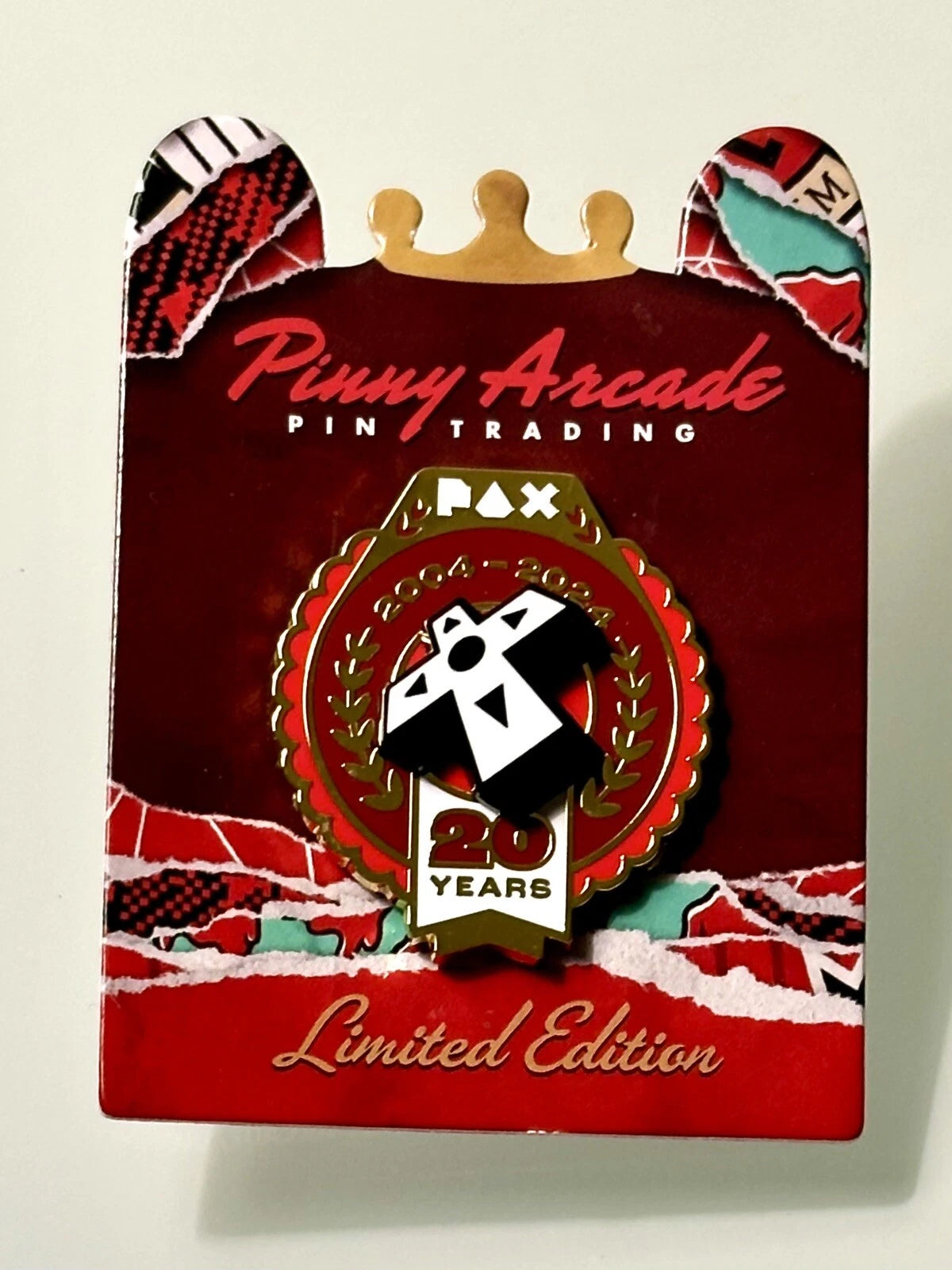 Pinny Arcade PAX East 2024 20th Anniversary Birthday Limited Edition LE Pin