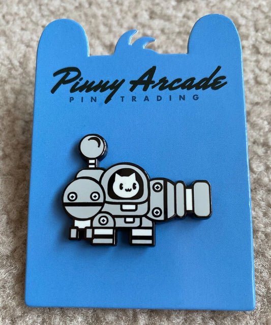 Pinny Arcade PAX South 2019 Gato Roboto Robato Pin Devolver Digital Cat Robot